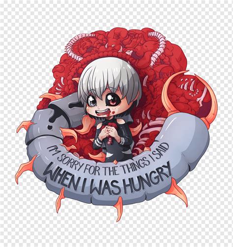 Camiseta De Manga Larga Tokyo Ghoul Sudadera Con Capucha Chibi Tokyo