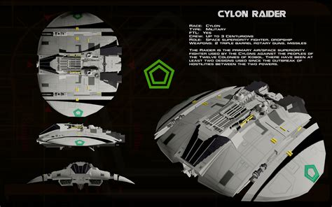 Cylon Raider Mk I ortho [update] by unusualsuspex on DeviantArt