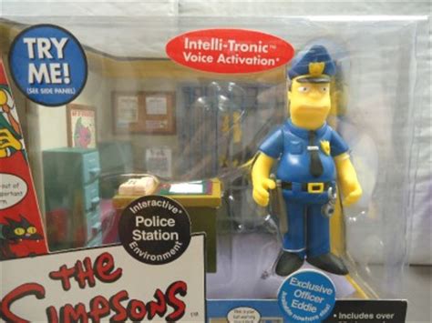 The Simpsons Police Station Set Officer Eddie Talks NEW | eBay