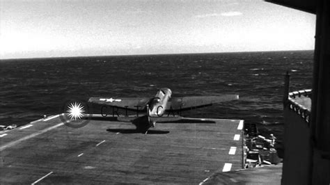 Navy Grumman F4f Aircraft In Landing Incidents On Uss Makassar Strait