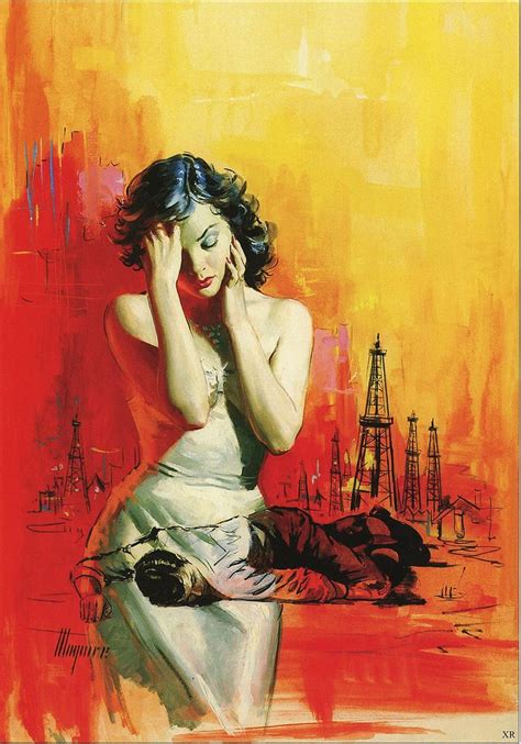 Pulp Illustration By Robert Maguire 1957 Pulp Fiction Art Pulp Art