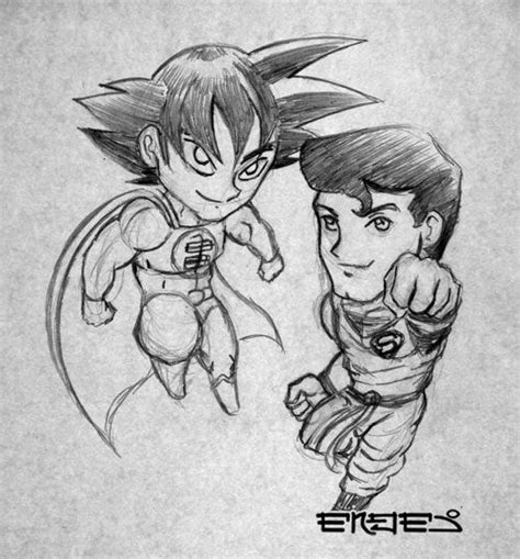 Goku vs Superman by Engel-vg.deviantart.com on @DeviantArt