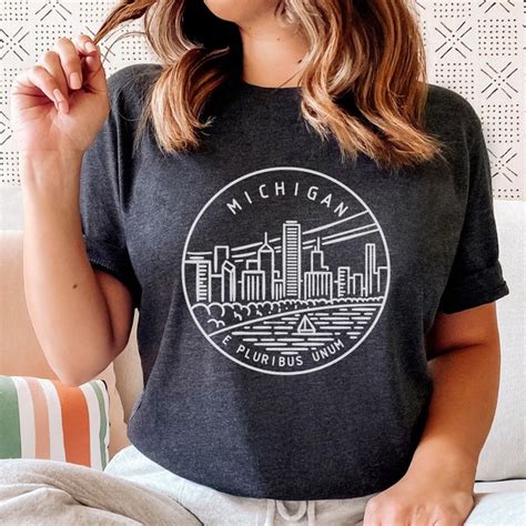 Michigan T Shirt Etsy