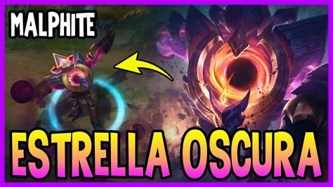 Skin De Malphite Estrella Oscura League Of Legends Youtube