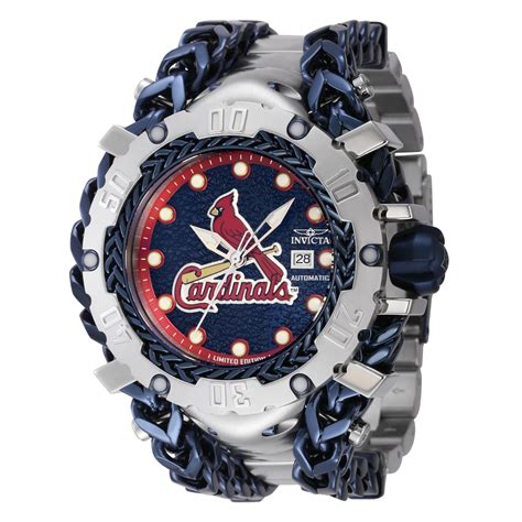 Invicta Mlb Boston Red Sox Men S Watch Mm Dark Blue Steel