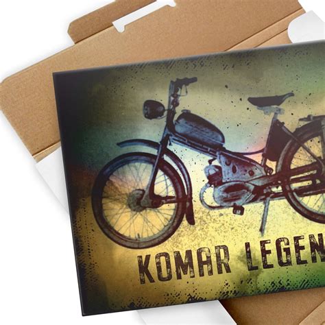 Metal Poster Komar Motocykl Legenda SteelPoster