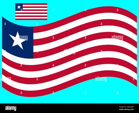 Wavy Liberian Flag High Resolution Stock Photography And Images Alamy