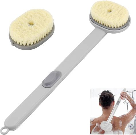 Brosse de Bain Long Manche Homgaty Brosse Dos Douche Bulles à une