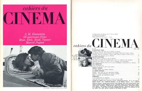 CAHIERS DU CINÉMA N213 Eisenstein Alain Tanner Marcel Pagnol juin