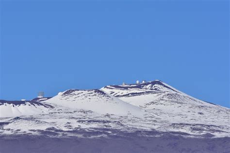 The Largest Snow In Hawaii Of All Time Happened In 2016