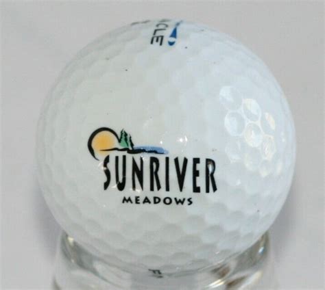 Sunriver Meadows Logo Golf Ball Pinnacle 2 Exception Bend Oregon