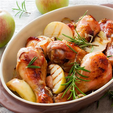 Receta De Pollo Al Horno Con Manzana Y Miel Un Toque Especial Para Un