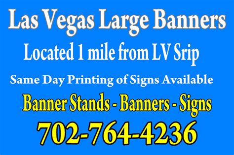 Vegas Dust Control Sign Printing