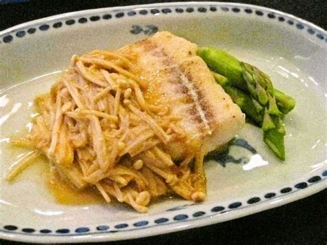 Recipes For Tom Sakana No Sotee Karashi Enoki Soosu Sauteed Fish