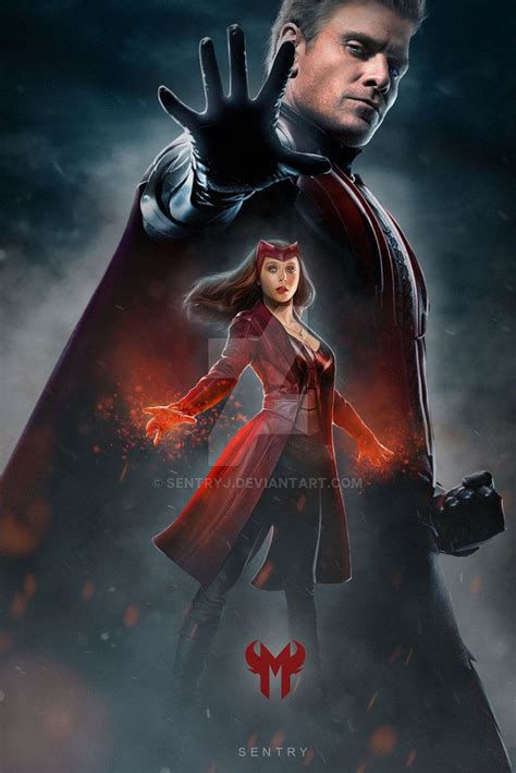 House Of M Father And Daughter By Sentryj Scarlet Witch Marvel