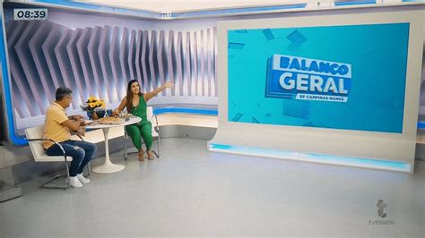 Trecho final e encerramento do Balanço Geral Manhã Campinas de 31