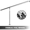 Happybuy Step Handrail 304 Stainless Steel Stair Railing 1 2 Step For