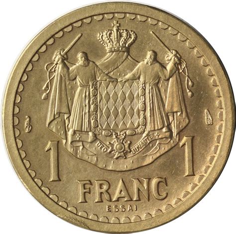 Franc Louis Ii Essai Pi Fort Or Monaco Numista