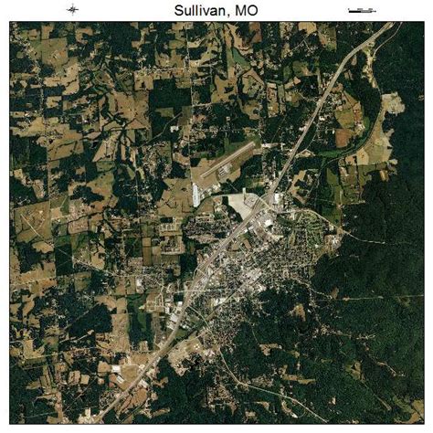 Aerial Photography Map of Sullivan, MO Missouri