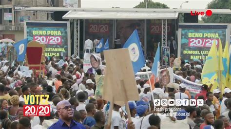 Cloture De La Campagne Lectorale Du Candidat Felix Antoine Ndjili