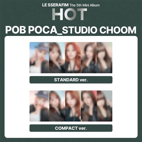 SET LE SSERAFIM 5th Mini Album HOT STUDIO CHOOM PHOTOCARD Shopee Việt Nam