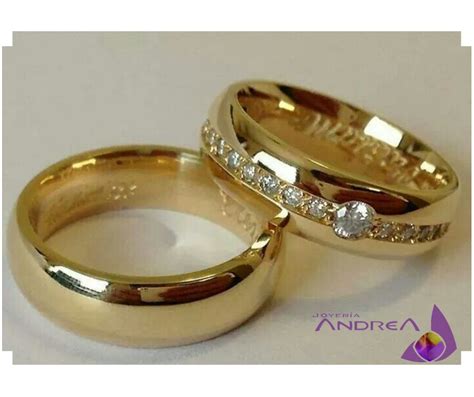 Combo Alianzas Y Anillo Oro K Casamiento Compromiso Off