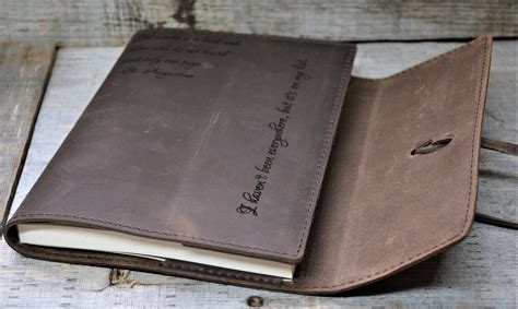 Premium Refillable Leather Journal Personalized Custom Etsy