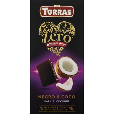 Zero Chocolate Negro Fondant Con Coco Az Cares A Adiidos Sin Gluten