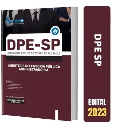 Apostila Dpe Sp Agente De Defensoria Pública Administrador 2023 Frete