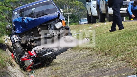 Fatal Motociclista Perece Tras Impactar Con Pickup En La Ca