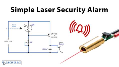 Simple Laser Security Alarm Using Ldr