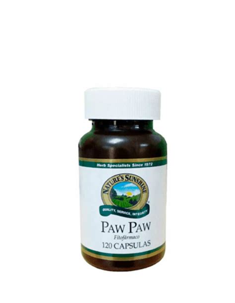 Paw Paw 120 Capsulas Natures Sunshine