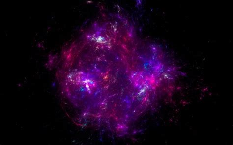 Premium Photo | Bright nebula on dark sky