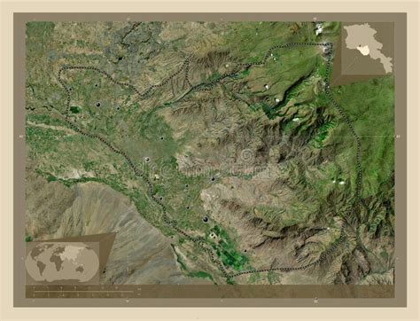 Ararat Armenia High Res Satellite Major Cities Stock Image Image