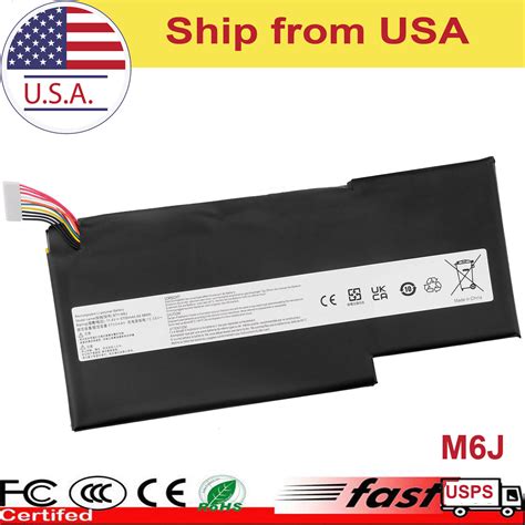 New BTY M6J Laptop Battery For MSI GS63 7RE 009CN GS63VR 6RF 016CN GS73