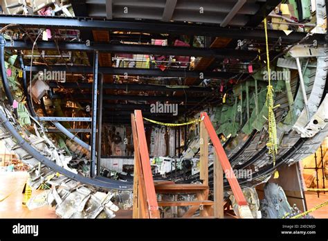 Twa Flight 800 Reconstruction Stock Photo Alamy