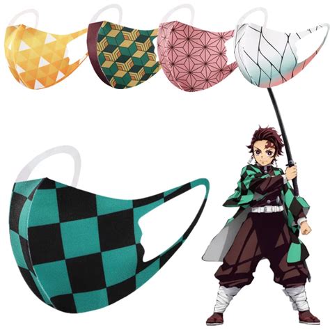 Demon Slayer Kimetsu No Yaiba Masks Kamado Tanjirou Nezuko Gauze Mask