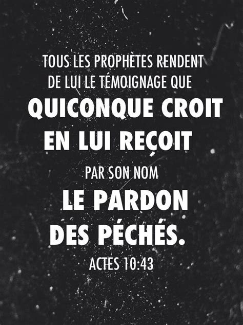 Croire en Jésus pour être totalement pardonné de ses pêchés Actes 10