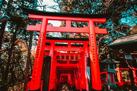 japan, japanese culture, red, temple wallpaper - Coolwallpapers.me!