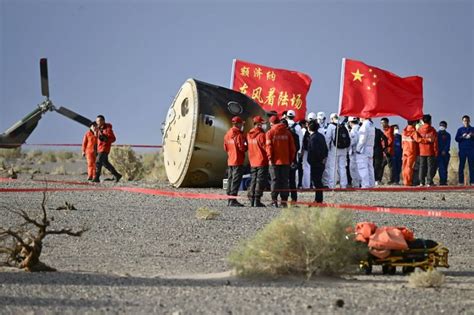 Shenzhou 15 Bawa Sampel Antariksa Untuk Diteliti Ilmuwan China ANTARA