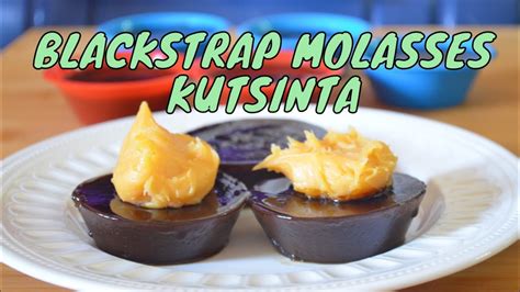 How To Make Blackstrap Molasses Kutsinta Firm And Chewy Recipe 31 Youtube