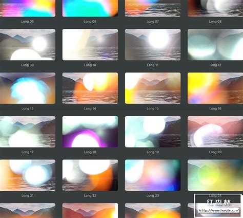 FCPX插件90个真实镜头漏光光效转场过渡动画 PremiumVFX Light Leaks Transitions 红森林