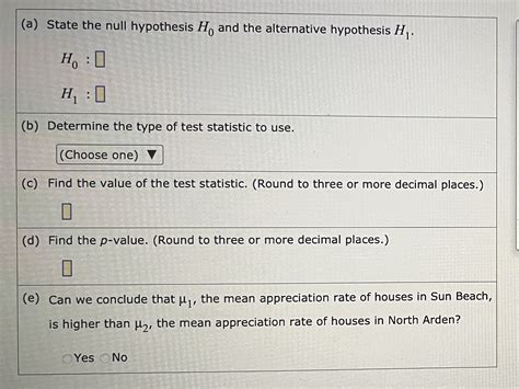 Solved A State The Null Hypothesis H0 And The Alternative