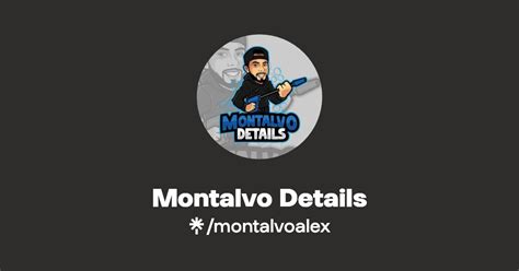 Montalvo Details Instagram Facebook TikTok Linktree