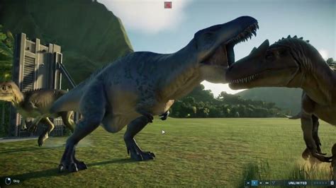 Acrocanthosaurus Release Jurassic World Evolution 2 Youtube