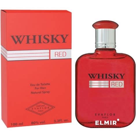 Туалетная вода мужская Evaflor Whisky Red EDT 100 ml купить ELMIR