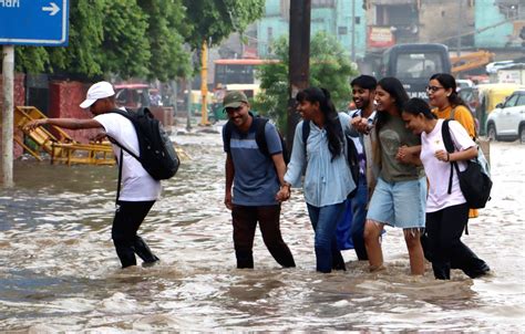 Waterlogging In Delhi Due To Heavy Rains