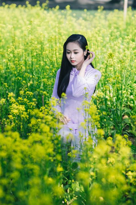 Free Images Nature Grass Girl Field Meadow Flower Spring Green