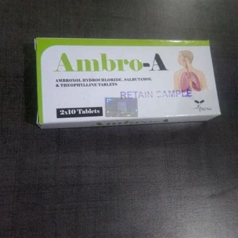 Ambroxol Hydrochloride salbutamol&theophyline tablet at best price in ...