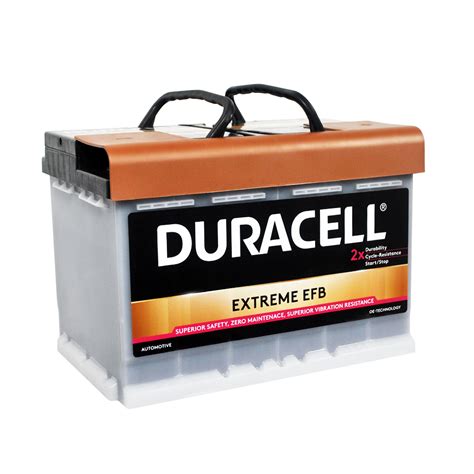 Автомобільний акумулятор DURACELL Extreme EFB 75Ah 700A R Автопростір